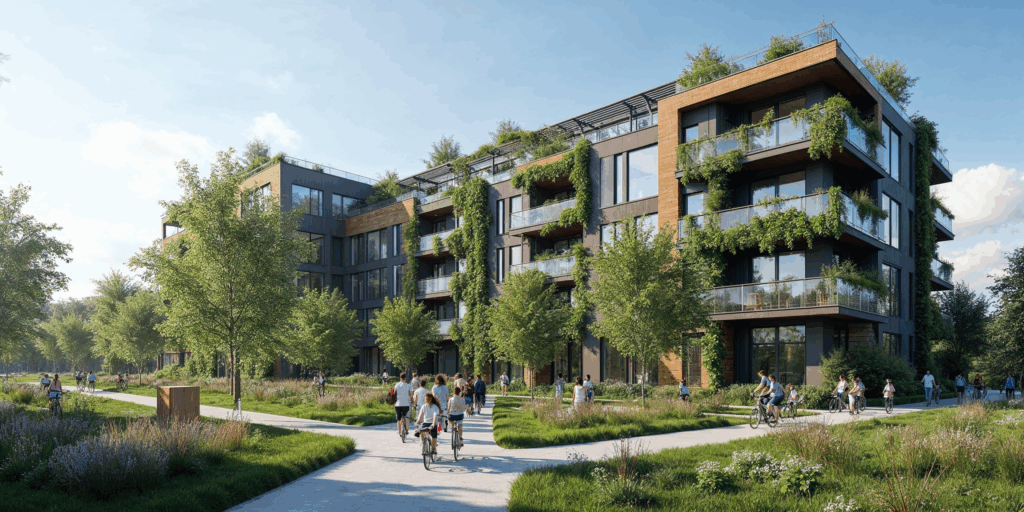 Curated visual reference: Visual Reference: Building Green The Rise Of Sustainable Housing In India S