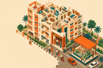 Real Estate Projects and Launches category illustration